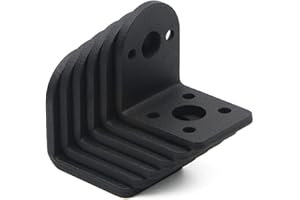 JIUWU 6pcs 25mm DC Gearbox Motor Bracket, Gear Reduction Motor Holder, High-Hardness Metal Gearmotor Fixed Seat, Anti-Rust Gearmotor Mount Bracket