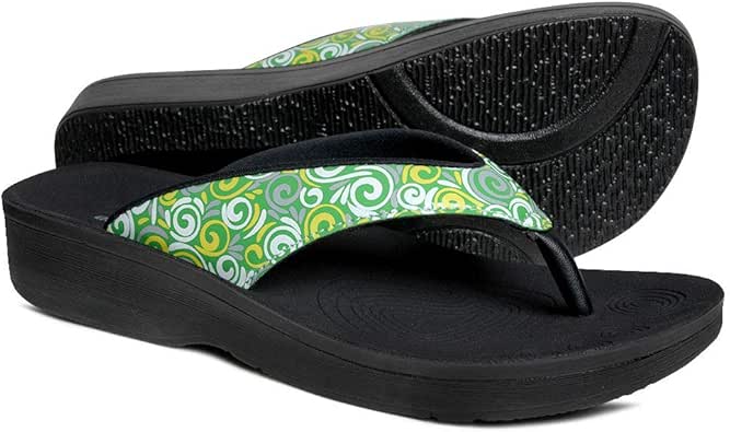 Amazon.com | AEROTHOTIC Original Orthotic Comfort Thong Style Flip Flops Sandals for Women with 