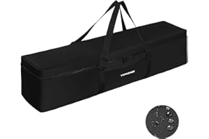 Yorkenbe Camping Chair Replacement Bag, 42 Inch Extra Large Zippered Cot Bag, Waterproof Foldable Carrying Case with Handle Strap, Large Mouth fits Most Cots & Chairs for Travel Outdoor