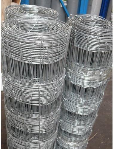4FT High 50 Meter Roll Medium/Heavy Galvenised Stock Fencing M9/120/15 (3)