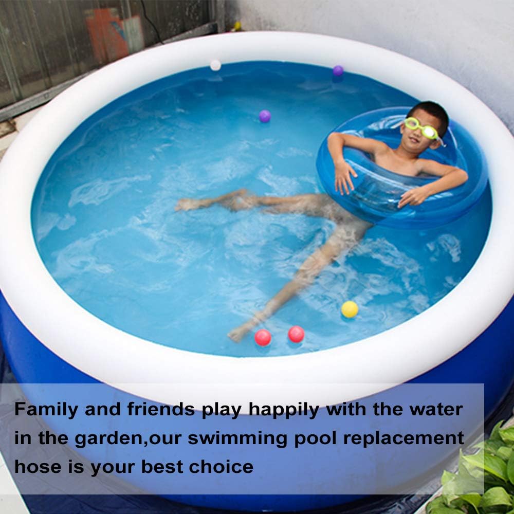 Swimming Pool Replacement Hose, 1.25" Diameter Replacement Hose for Above Ground Pools, Easy to Install, Pool Filter Replacement Hose Compatible with filter Pump 330 GPH, 530 GPH, 1000 GPH : Home Improvement