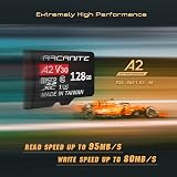 ARCANITE 128GB microSDXC Memory Card with Adapter A2 UHS-I U3 V30 4K Read 95MB/s view 7