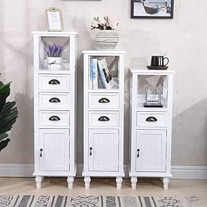 WiaLx Durable Sólido Gabinete De Madera Reduzca Gabinete De