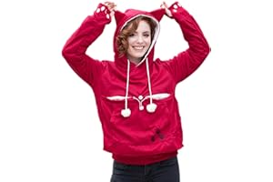 Kei Tomlison Unisex Big Pouch Hoodie Long Sleeve Pet Cat Dog Holder Carrier Sweatshirt