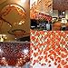 DearHouse 12 Pack Autumn Artificial Silk Maple Leaf Garland Autumn Leaves Garland Hanging Plant for Home Kitchen Thanksgiving Autumns Wedding Decor