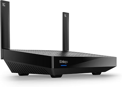 Linksys MR7350 Dual-Band WiFi 6 Router Mesh Gigabit Ethernet Black