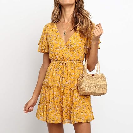 yellow sundress amazon