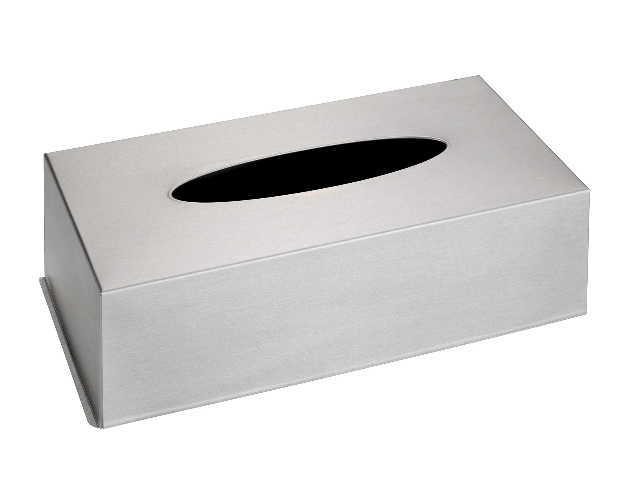Wenko 16874100 Box for Cosmetic tissues, Metal Stainless Steel, 25 x 8 x 12 cm, Satinised