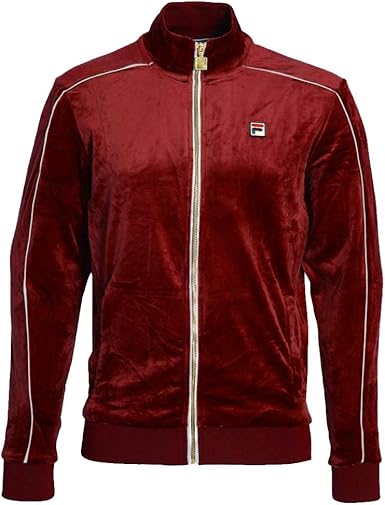 fila vintage velour track jacket