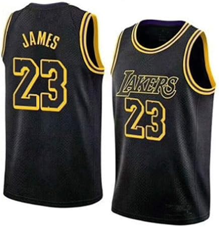 black yellow basketball jersey