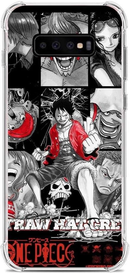 Amazon Com Case For Samsung Galaxy S10 Anime One Piece 8 Ultra Thin Clear Transparent Soft Tpu Cover