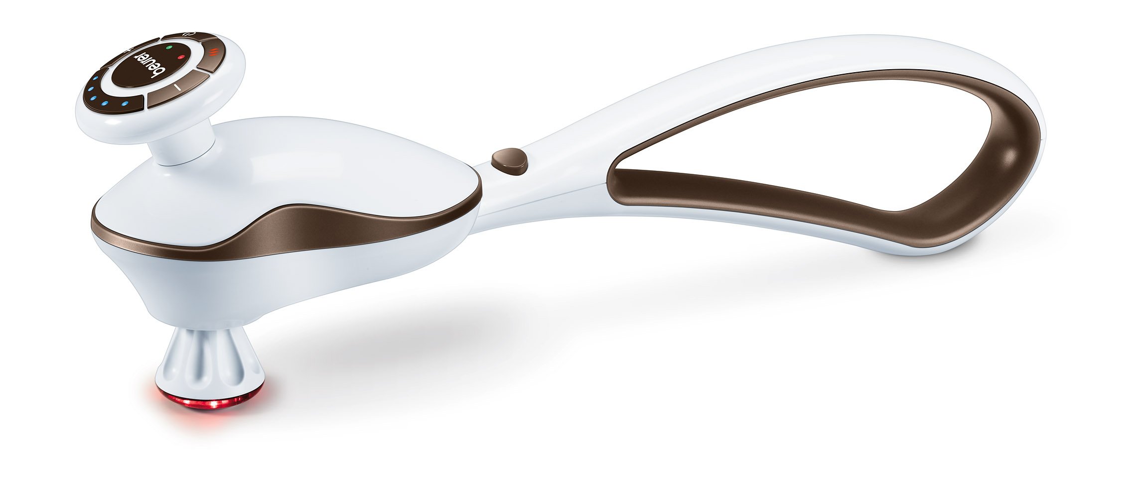 Beurer MG510UK To-Go Cordless Tapping Massager For Muscle Relaxation and Regeneration, Cordless Handheld Massager with Removable Handle & 4 Massage Attachments