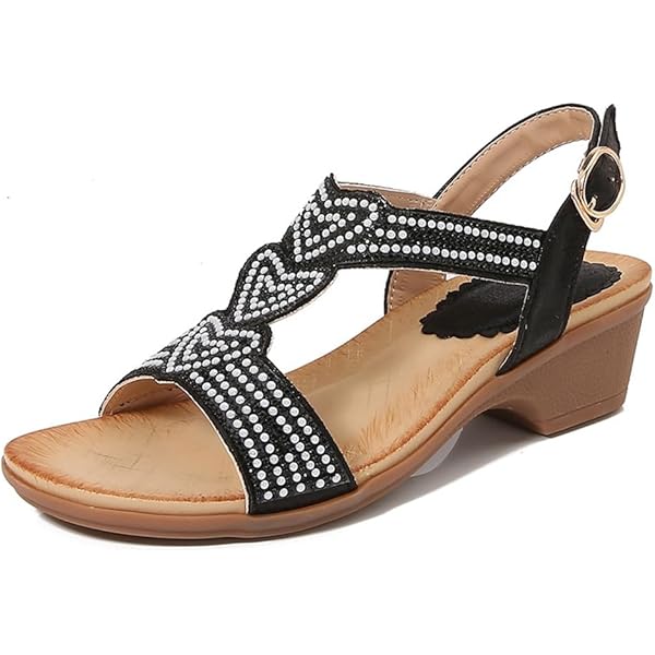 Sanctuary Women's Maven Heeled Sandal, Black/White Gold/tan, 8.5 | Heeled Sandals