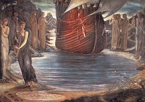 Cutler Miles The Sirens by Sir Edward Burne Jones Hand Painted Oil on Canvas Reproduction Wall Art. 30x24