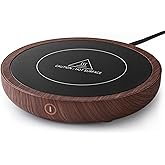 Coffee Mug Warmer, 36W Fastest Heating Temperature, KRGMNHR Coffee Cup Warmer for Desk Auto Shut Off with 3-Temp Settings, Candle Wax Warmer Heating Plate for Coffee, Milk, Tea