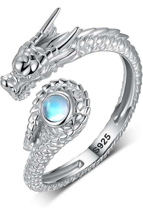 Snake Ring 925 Sterlng Slver Hug Rngs For Women GrlsSlver Huggng