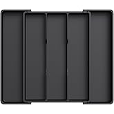 Lifewit Utensil Organizer for Kitchen Drawers, Expandable Cooking Utensil Tray, Adjustable Cutlery Silverware Flatware Holder