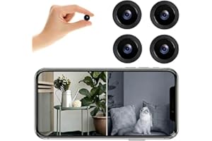 NOBEYSTON Hidden Spy Camera for Home Use, Mini Security WiFi Camera, HD 1080P Outdoor/Indoor Night Vision Cam for Baby, Pets,