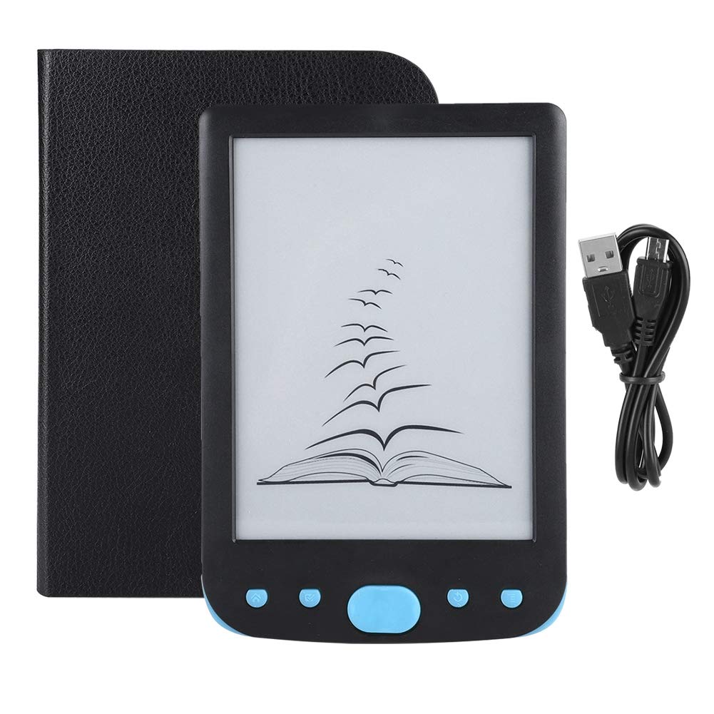 Vipxyc e-Book Reader 6" E-Ink Display Support TXT、HTML、PDF、DPUB、DJVU、EPUB、Tiff、RTF、CBZ、CB Multi Lang