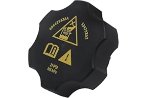 VIKKSAER 68442532AA Radiator Coolant Recovery Cap, Replacement for Chrysler Dodge Jeep Ram EcoDiesel, 2014-2021 Cherokee Ram 1500, 2016-2021 Durango Grand Cherokee, 2017-2021 Pacifica Compass
