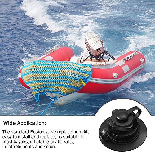 6 Pieces Kayak Valve Air Valve Inflatable Boat Spiral Air Plugs