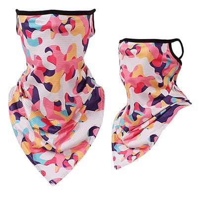 Buy Face Bandana Ear Loops Face Rave Balaclava Scarf Neck Gaiters For Dust Wind Motorcycle Mask Men And Women Online In Turkey B087n9sdbv