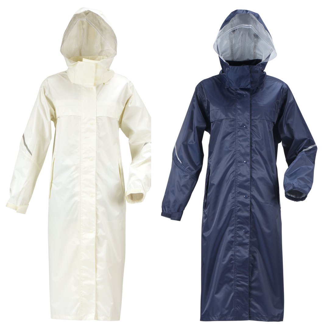 カンジャ Kanjya 自転車 通学 リュック型 学校指定 レインタックレインコート ３３７０リュックを背負っても着れる コートタイプ 合羽 雨合羽 レインウエア B07bcsyzdt 115 アイボリー 115 アイボリー レインコートポンチョ