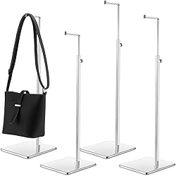 Maitys 4 Pack Purse Display Stands, Adjustable