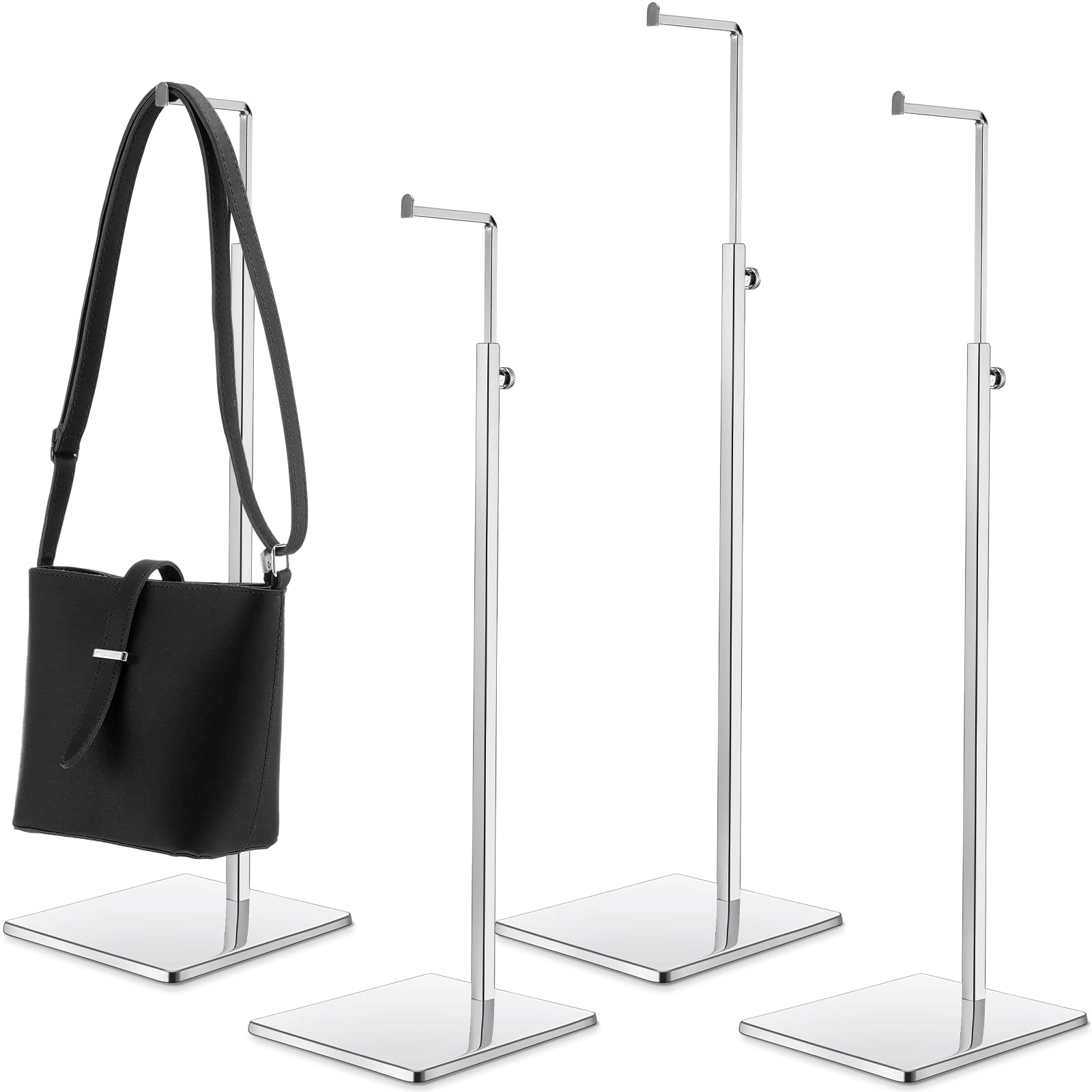 Maitys 4 Pack Purse Display Stands, Adjustable