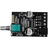 ZK‑502L Bluetooth Power Amplifier Board 5.0 Stereo Audio Receiver Channels Digital Audio Amplifier Module for DIY Speakers 5-24V