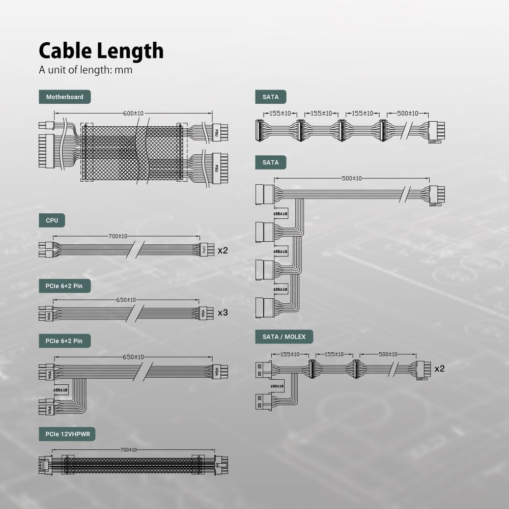 1000W Fsp Fortron Hydro Ti Pro Atx 3.0 80+Titanium - View 8