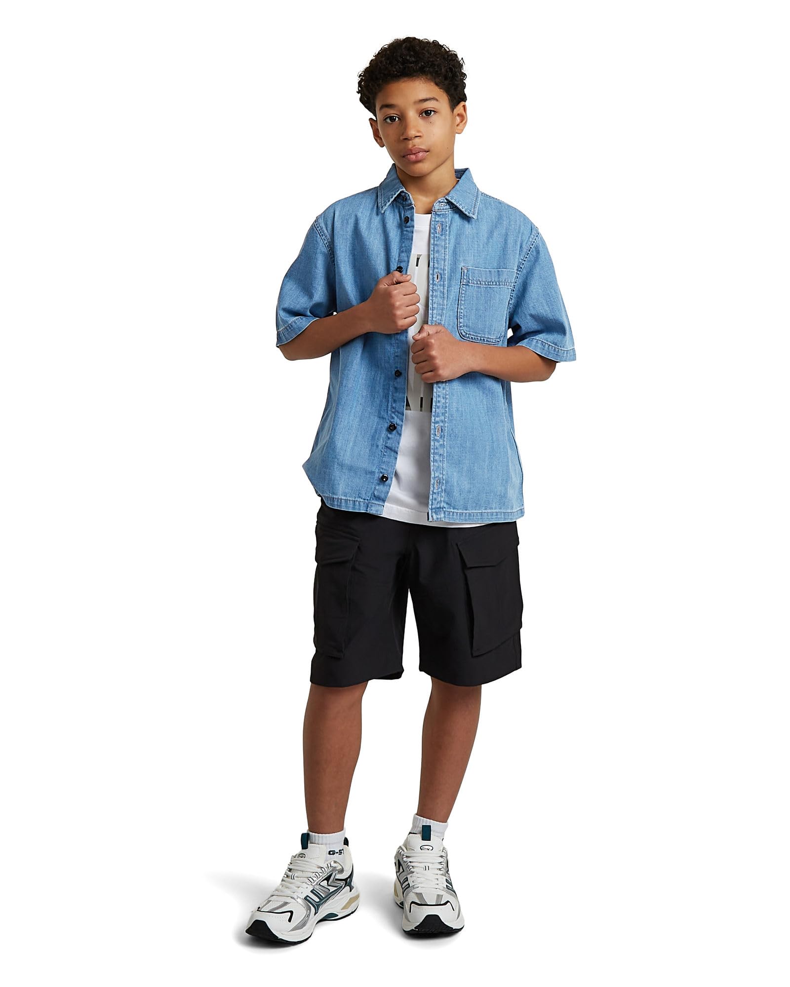 Jeans Knit pvt Ltd Alvi Shirt SS Maglietta, Blu (Light D29666-01-j156), 12 Anni Bambini e Ragazzi