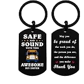 Bus Driver Gifts for Women Men - Gifts for Bus Driver Appreciation Day Birthday Christmas Back to School Keychain