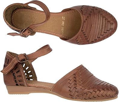 mexican woven leather sandals