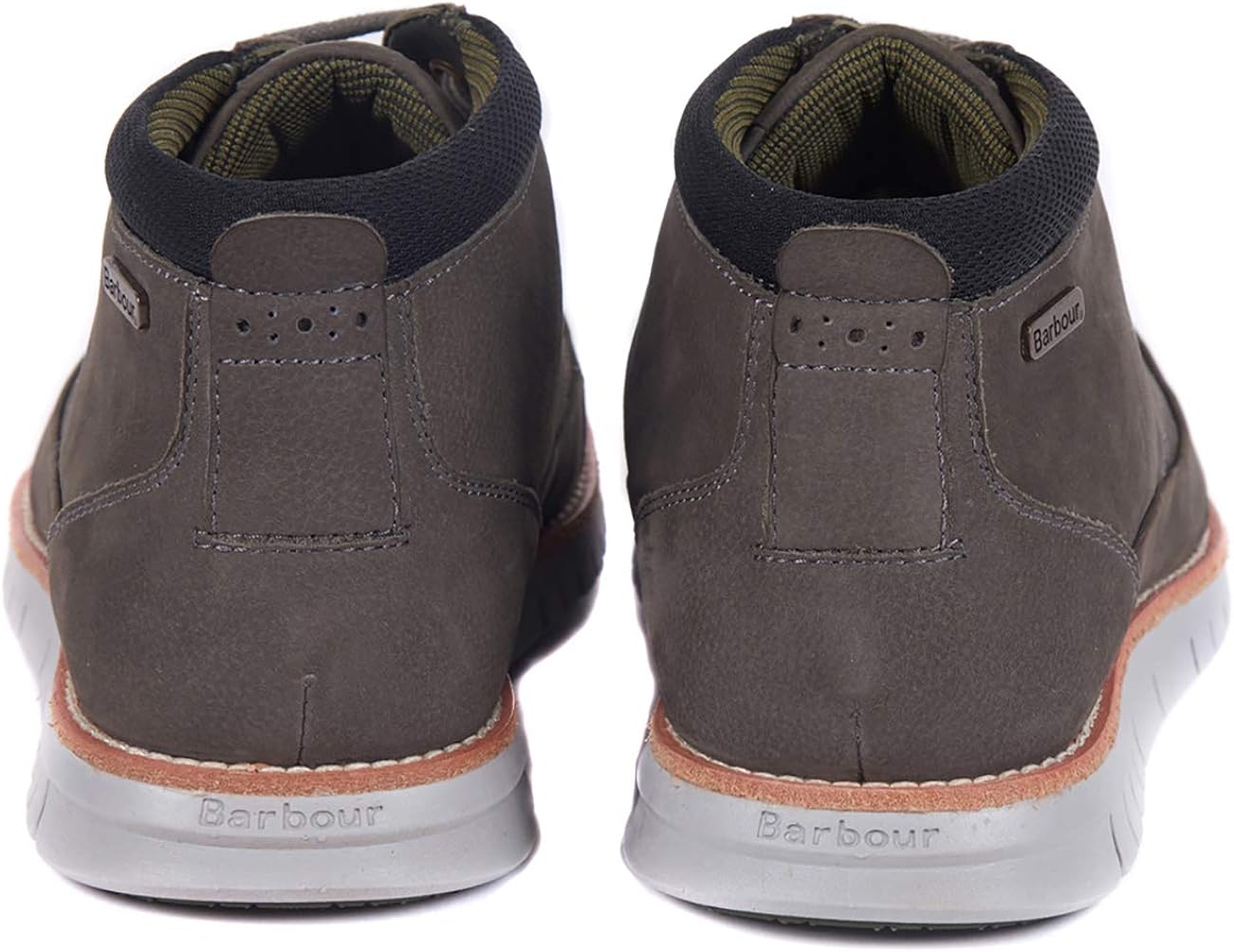 barbour black nelson chukka boot