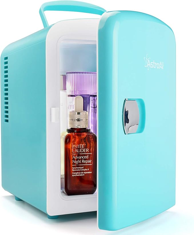 AstroAI Mini Fridge 4 Liter/6 Can Mini Frigo AC/DC Portable