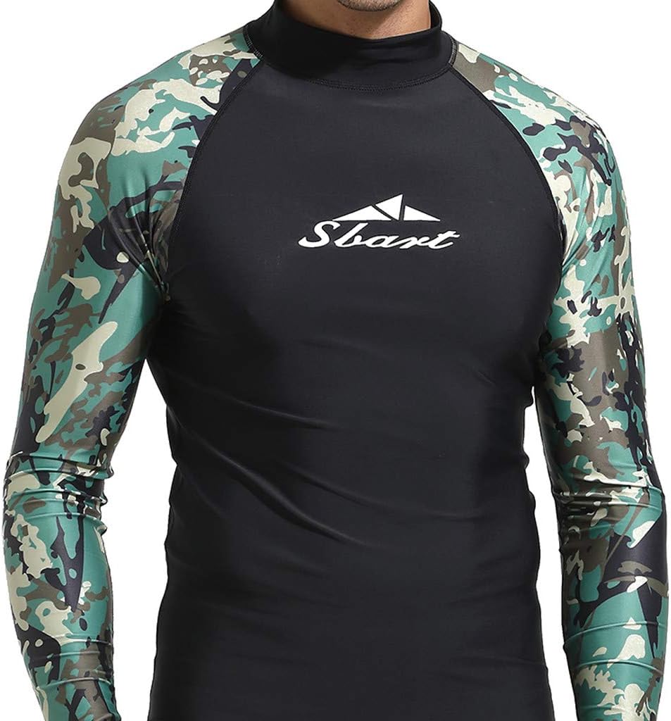 StyleV Long Sleeve Camo Rash Guard UV Protection One Piece Full Diving Suit for Men Keep Warm Swimsuit Wetsuit & Breathable Sports Dive Skins for Swimming, Diving, Surfing and Snorkeling : Sports & Outdoors