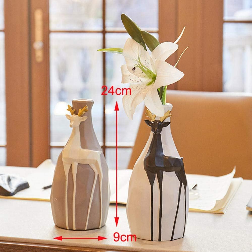 Simple and Stylish Modern Minimalist Resin Small Fresh Vase