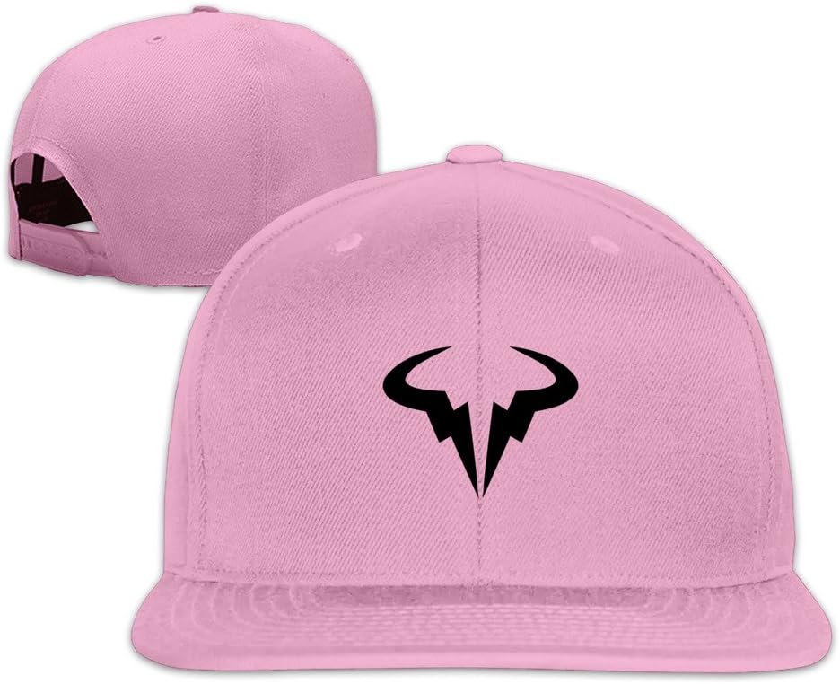 CoCe Adult Vamos Rafael Nadal Bull Head Logo Baseball Caps 100%Cotton Single Twill One Size Pink