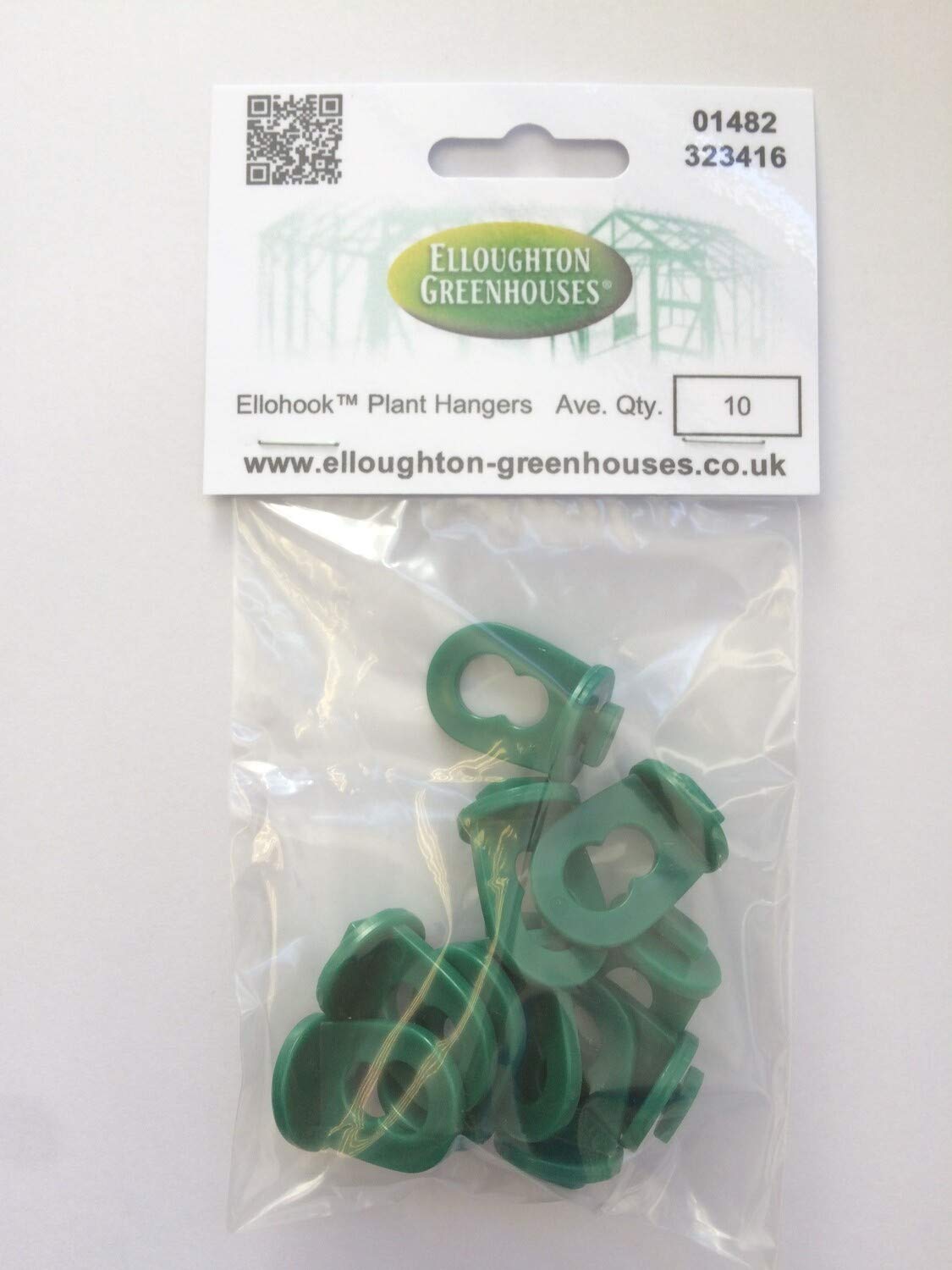 10 Ellohook Plant Hook Eyelet Supports Vine Eyes Fruit Training Points Veg Twine Anchors