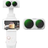 NEEWER Variable ND Filter Compatible with Insta360 Luna Ultra, White | Adjustable Neutral Density ND2-32 Filter, Magnetic Metal Frame, Sharp 12x Telephoto Shots, Motion Blur Effect