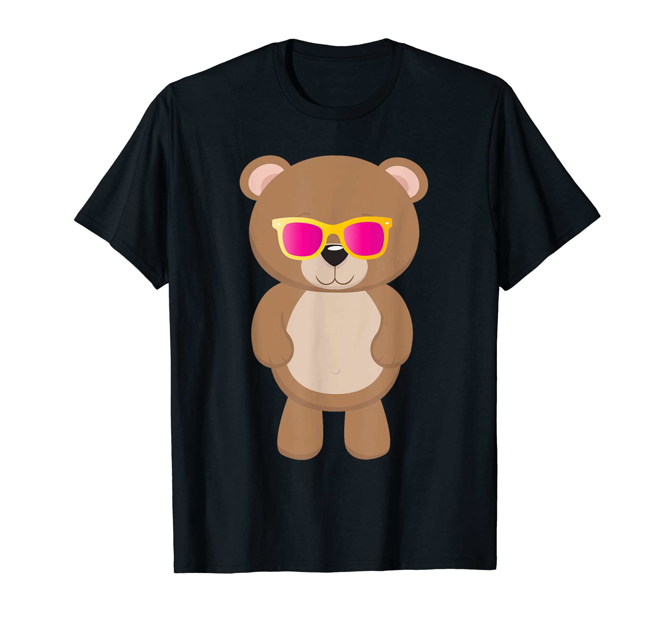 Cute Teddy Bear With Sunglasses Cool Sun Glasses Shades Toy T-Shirt