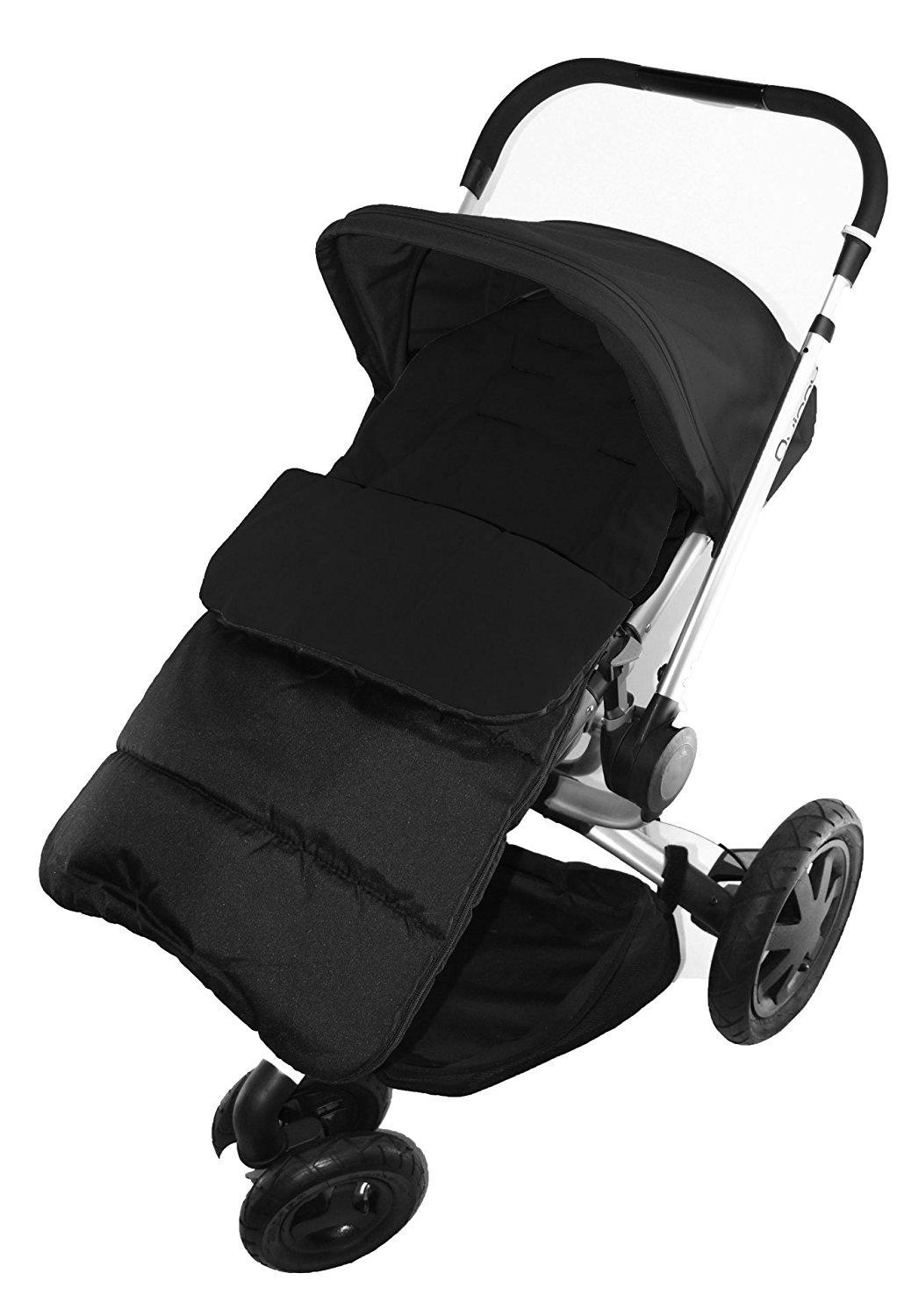 Footmuff/Cosy Toes Compatible with Quinny Moodd Pushchair Black Jack