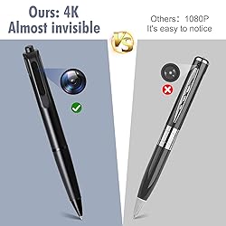 lovco Hidden Camera Pen - 4K Camera Pen with 180