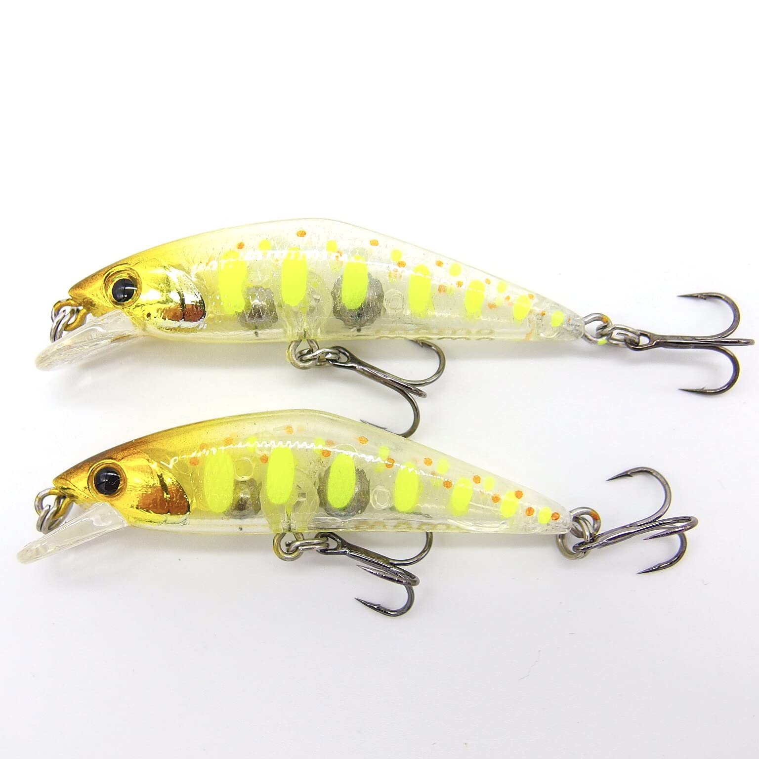 momolures - D-Minnow 50 4.7g Heavy Sinking Minnow for Trout lure fishing versatile color assort set (2pcs x GH CLEAR YAMAME)