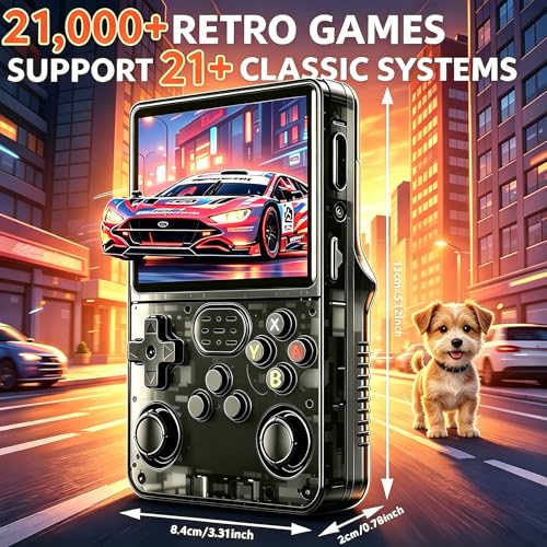 2026 New Portable Game Console – Retro Handheld Game Console with 22,000+ Classic Games, 3.5-Inch IPS Screen, Perfect for Home and Travel