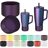 ZXFYE 2Pcs Protective Boot Compatible with Brumate Era 40 oz 30 oz Tumbler, Anti-Dent & Anti-Slip Silicone Bottom Cover Protector Sleeve Bumper Compatible with Brumate Era Tumbler with Handle