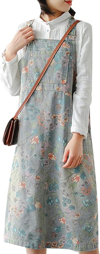 retro overall dress