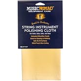 MusicNomad String Instrument Microfiber Cloth, 12" x 12" (MN731) | Soft, Non-Treated Microfiber Helps Lift Dust, Fingerprints and Polish Residue without Scratching.