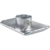 CURT 28272 Trailer Jack Foot, Fits 2-Inch Diameter Tube, Supports 2,000 lbs
